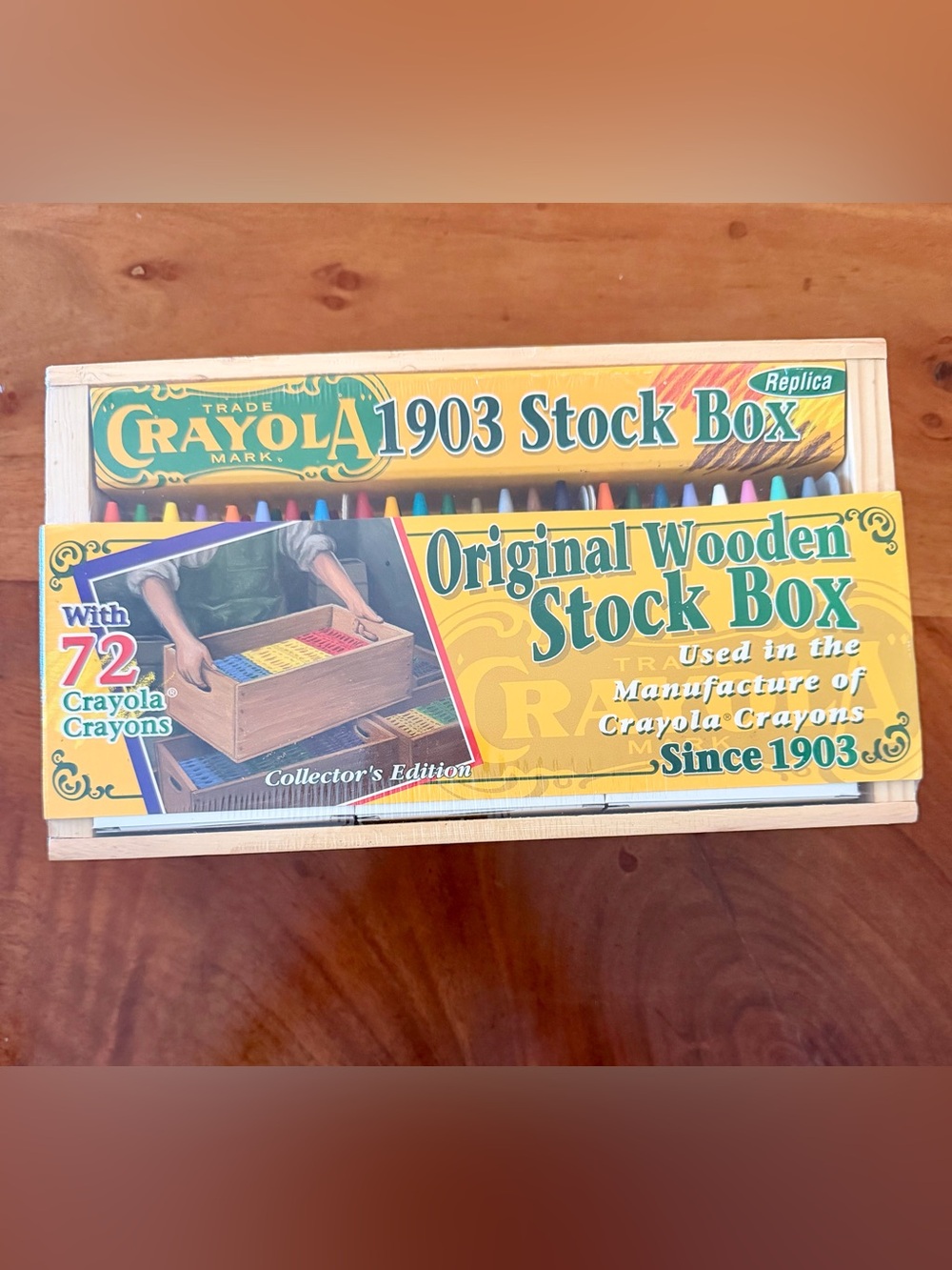 1997 Crayola replica stock box 1903 in original wrapper